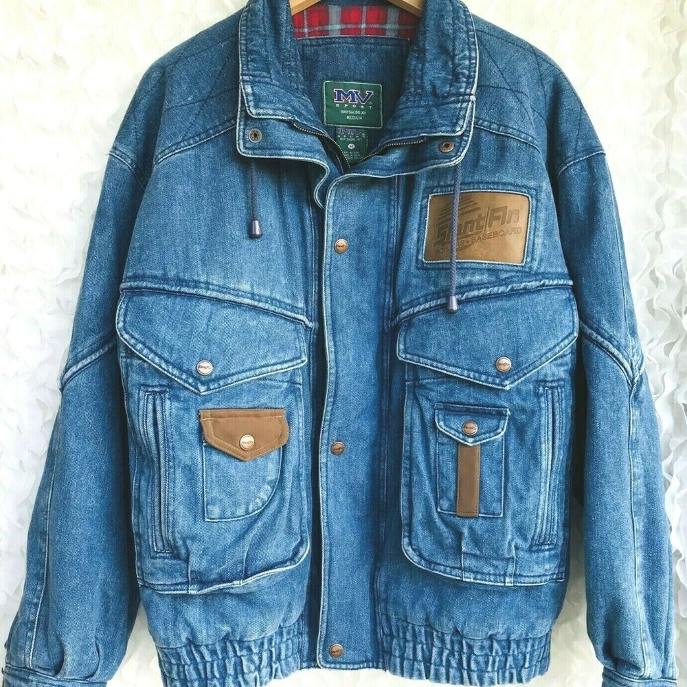 COPY - MV Sport Denim Jean Jacket sz M Slant Fin Boilers